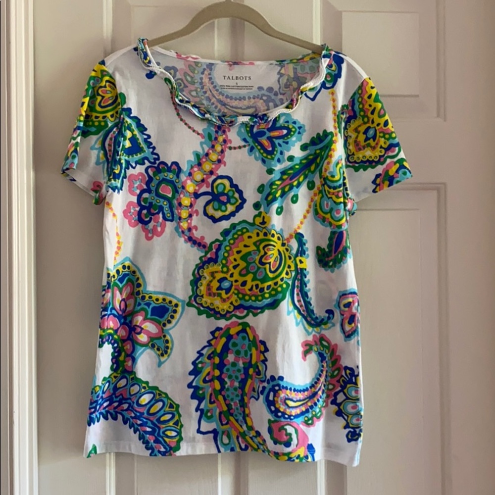 Vibrant Talbot’s t shirt